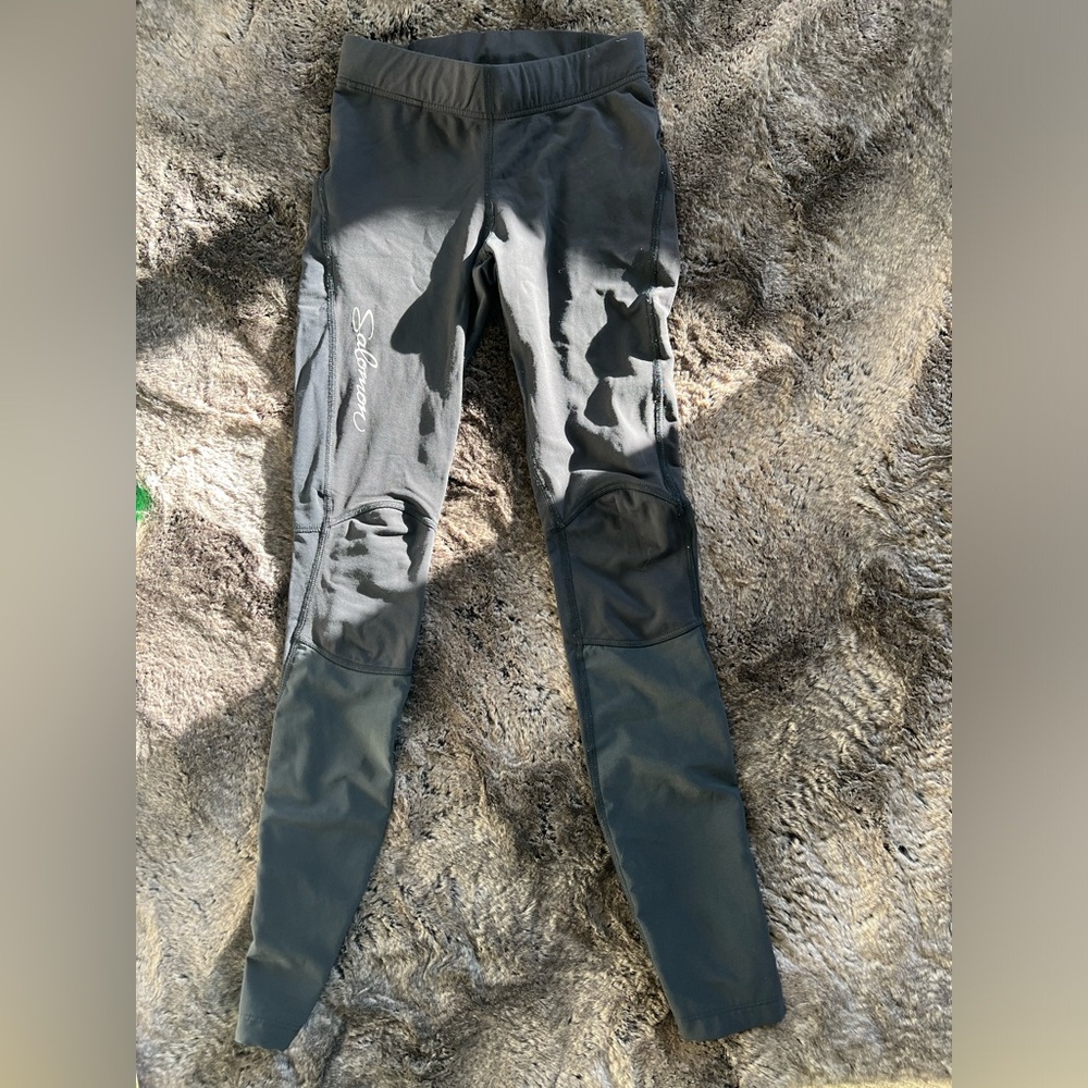 Salomon fleece lined running pants size small